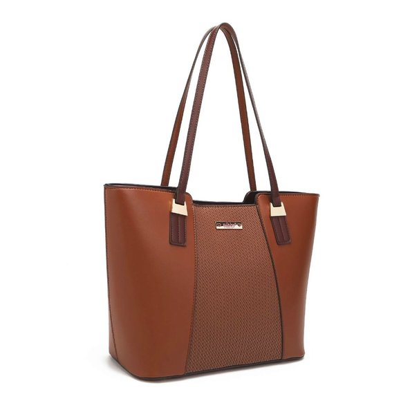 Nikky Bessie 3-Piece Shopper Bag Set NK12313 Brown - Picture 7 of 11